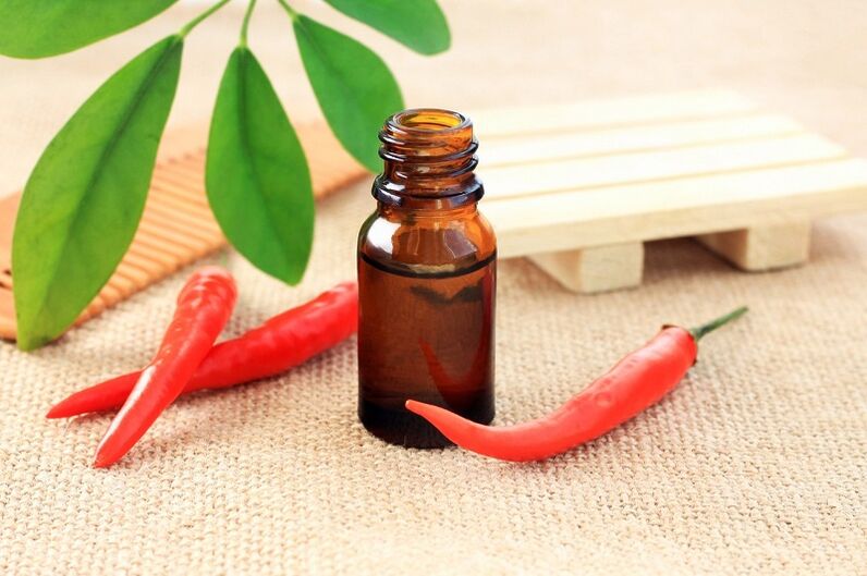 Hot pepper tincture for the treatment of cervical osteochondrosis