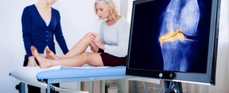 Diagnosis of the cause of knee pain