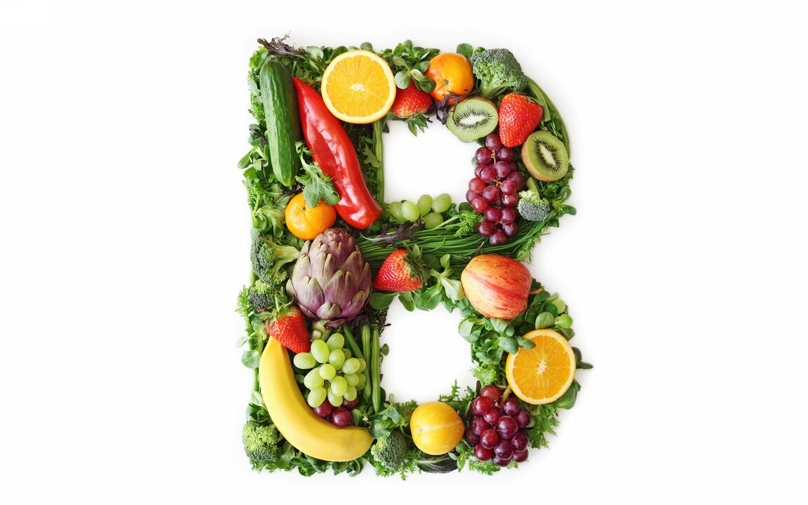 Vitamin B in food for lumbar osteochondrosis